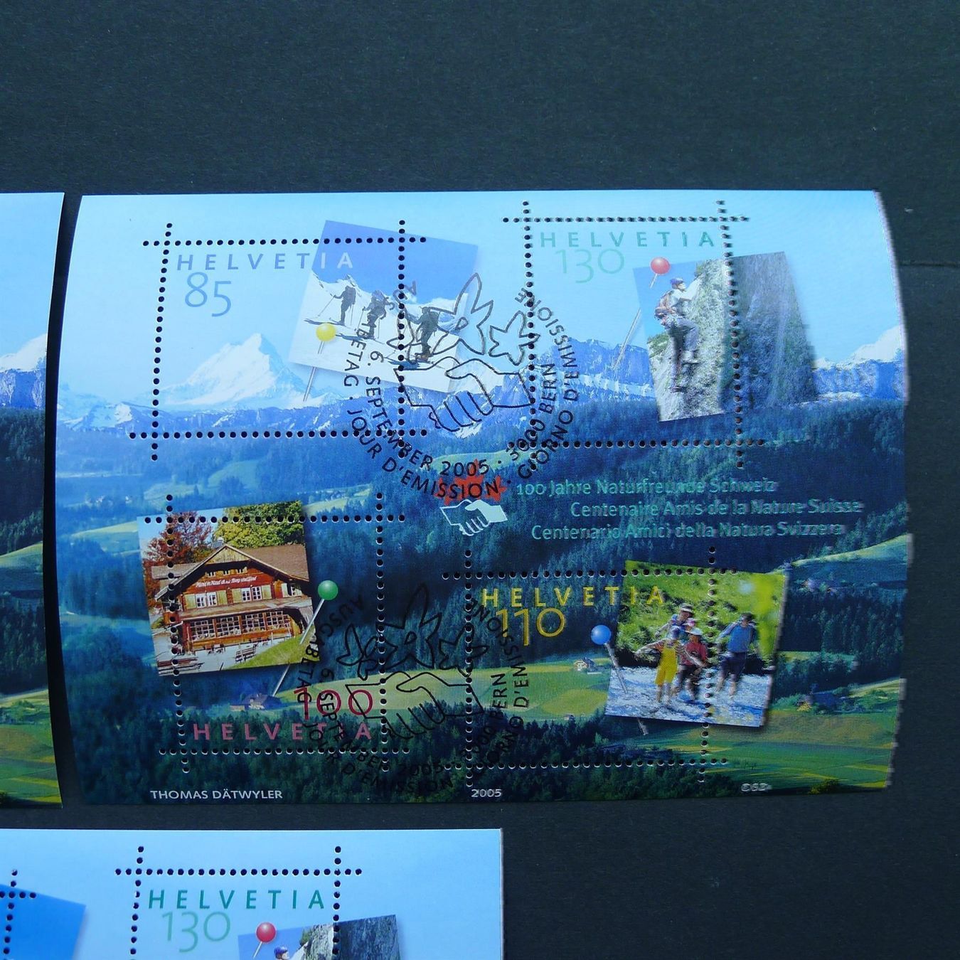 Tutti i francobolli: 2005 Nr. 1172 mit 3 Varianten von ET – Usato da Dagmersellen venduto da wyss1982 2
