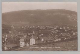 Carte Reconvilier vue générale circulé 1916