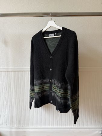 Cardigan Carhartt WIP gestreift schwarz Grösse M