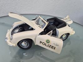 Porsche 356 Polizei von Burago 1:18