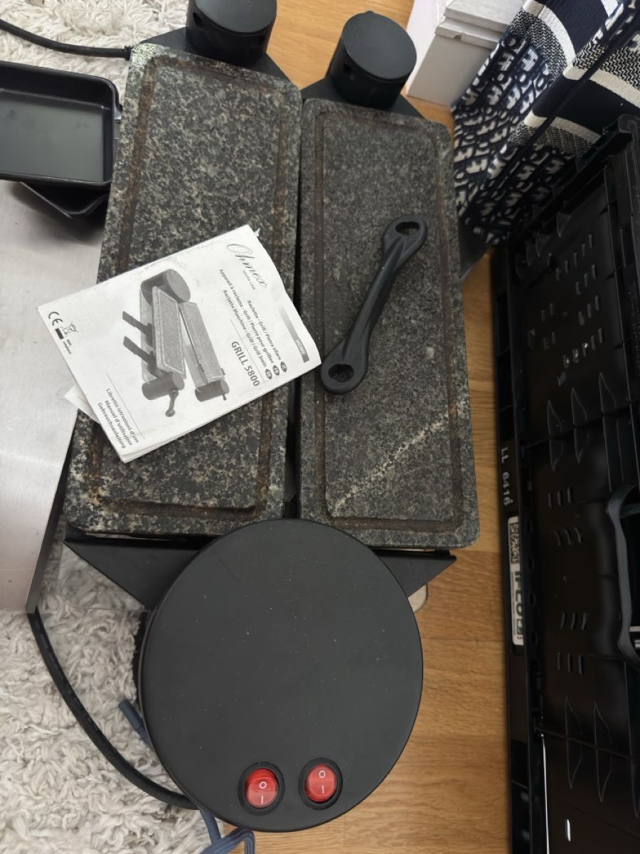 Ohmex Elettrodomestici da cucina: Ohmex | Raclette Ofen & Tischgrill | Steinplatte |  – Usato da Arlesheim venduto da Eli_77 2