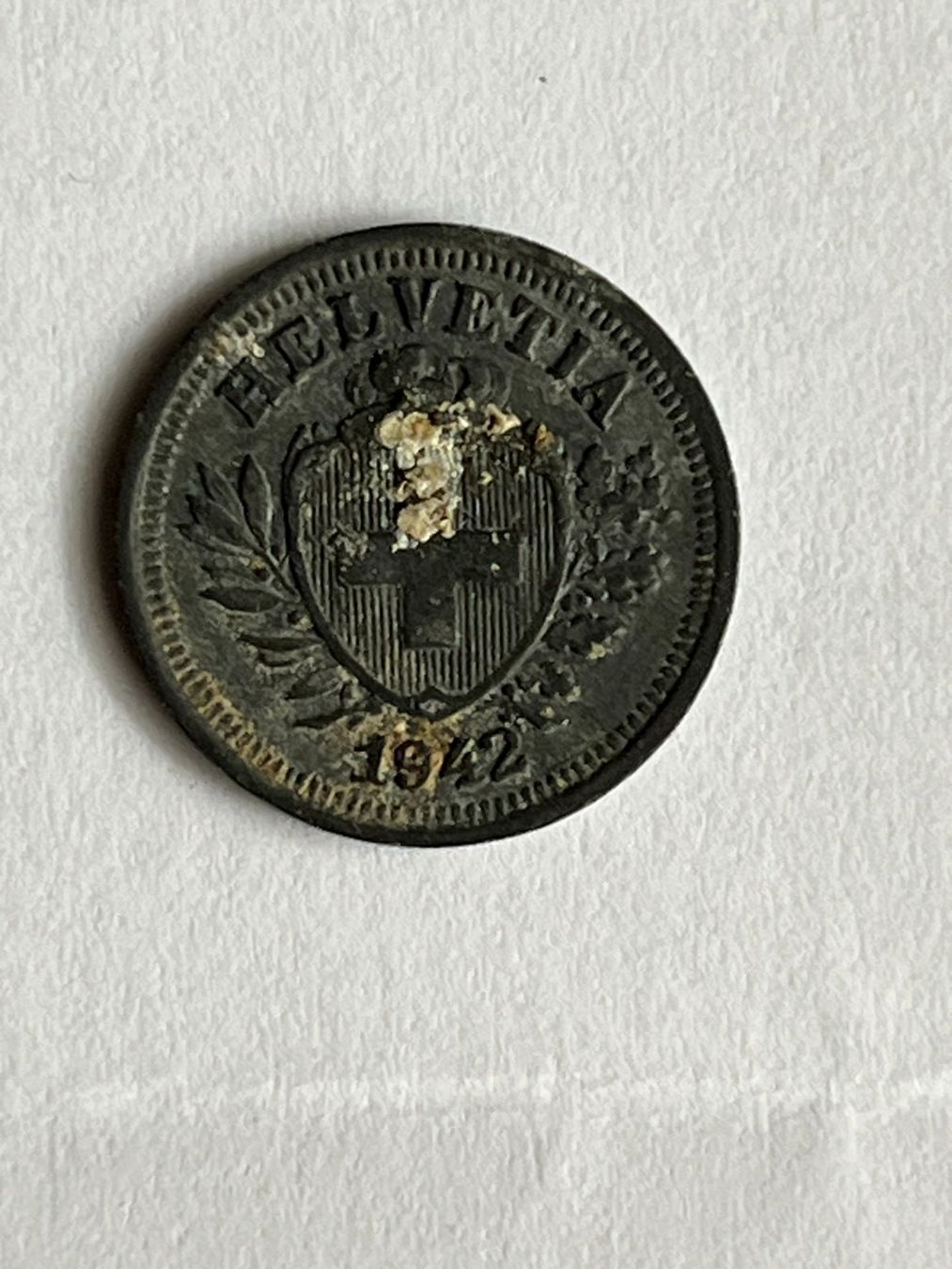 Alle Münzen: Schweiz 1 Rp. / 1942 – Gebraucht aus Volketswil von Leinad640