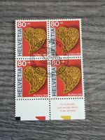 Schweiz Briefmarke Pro Patria 1994 Viererblock Top!