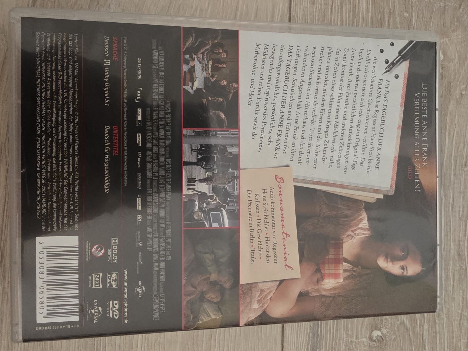 Alle DVDs: Das Tagebuch der Anne Frank  – Gebraucht aus Wigoltingen von Zuckerfee84 1