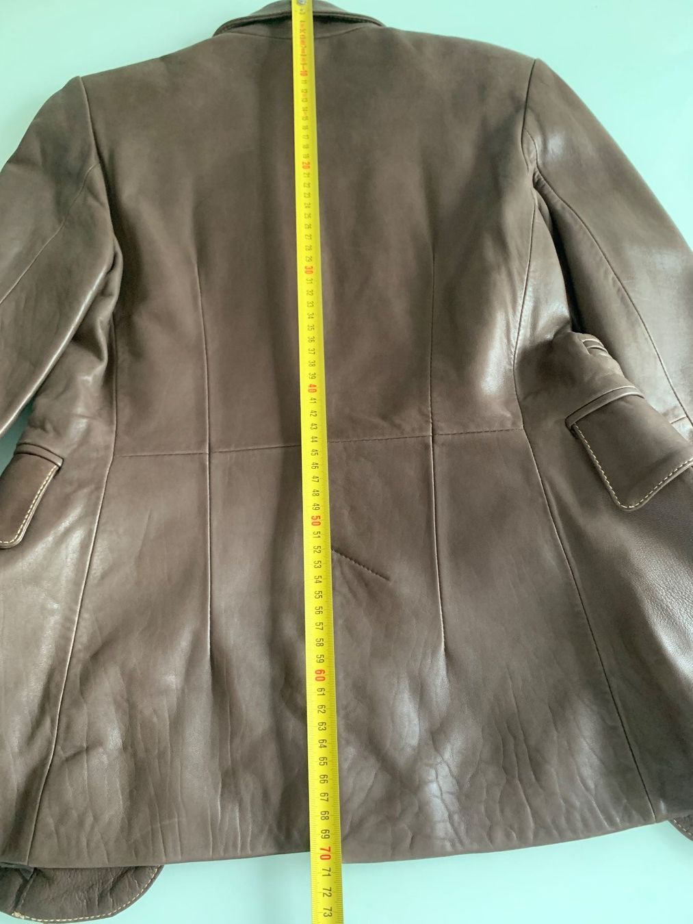 Giacche: Damen-Lederblazer in der Farbe Braun. – Usato da Adliswil venduto da Jessik0 3