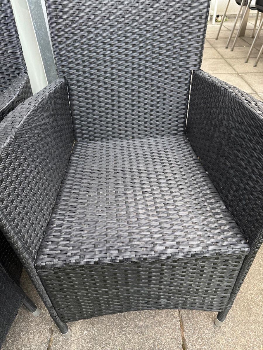 Set de table et chaises: Rattan Gartenset – D'occasion à Tägerwilen par djrees 1