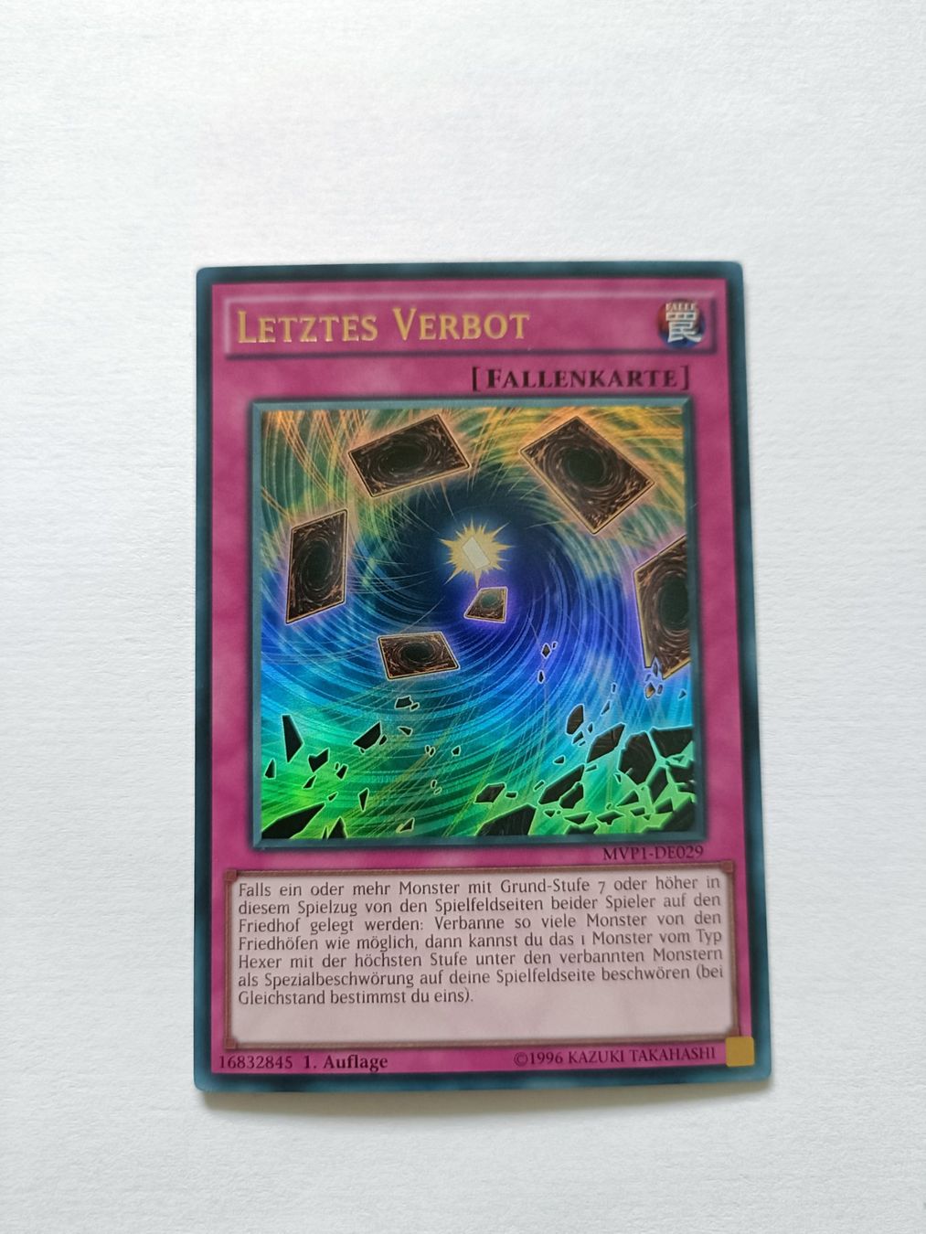 Yugioh Carte collezionabili: Yu-Gi-Oh! Letztes Verbot – Usato da Köniz venduto da Gamecollect