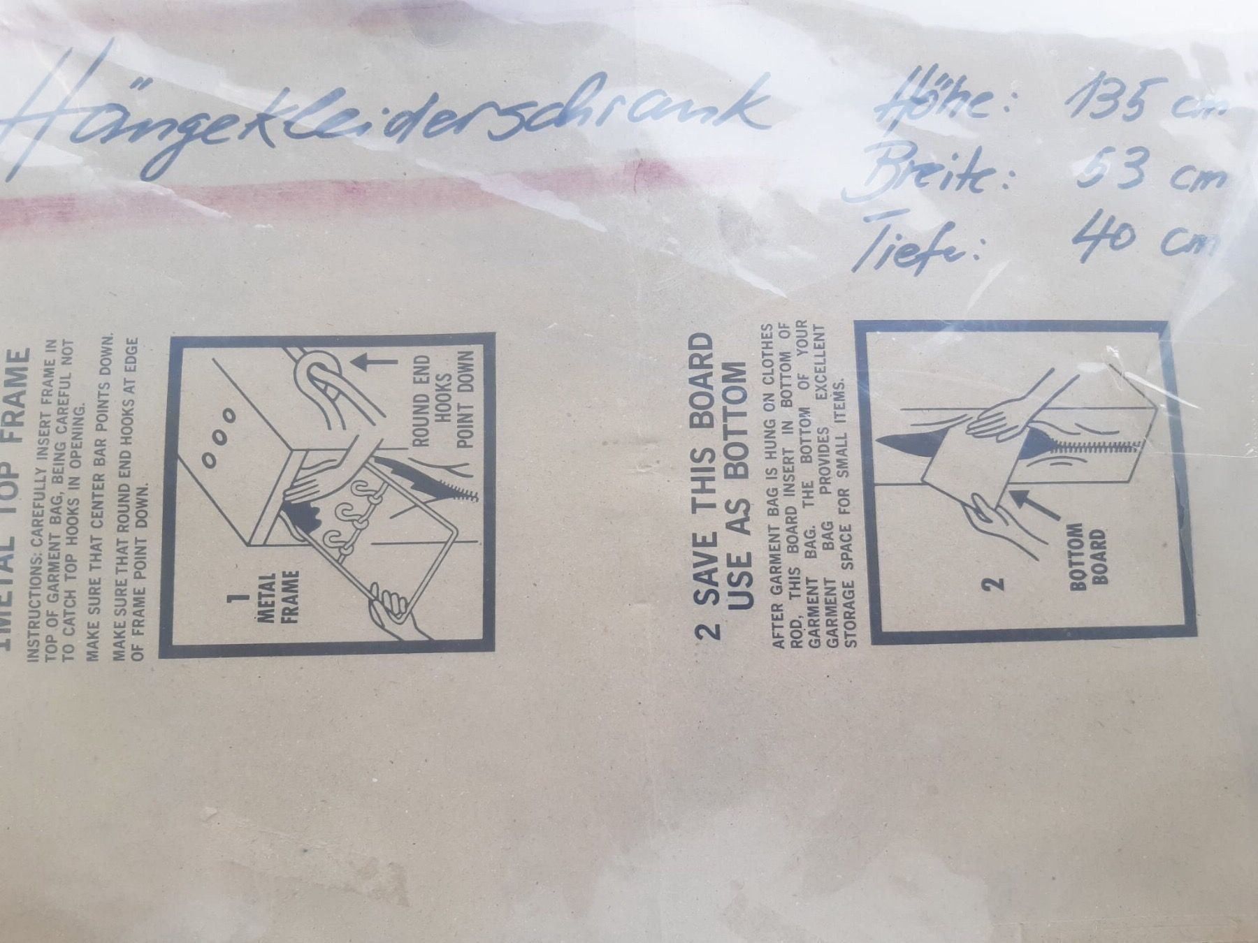 Armadi: Hängekleiderschrank aus Stoff – Nuovo (secondo la descrizione) da Luzern venduto da Sontru 3