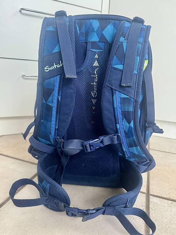 Zaini: Satch Schulrucksack blue triangel  – Usato da Gockhausen venduto da saskia.zh 1