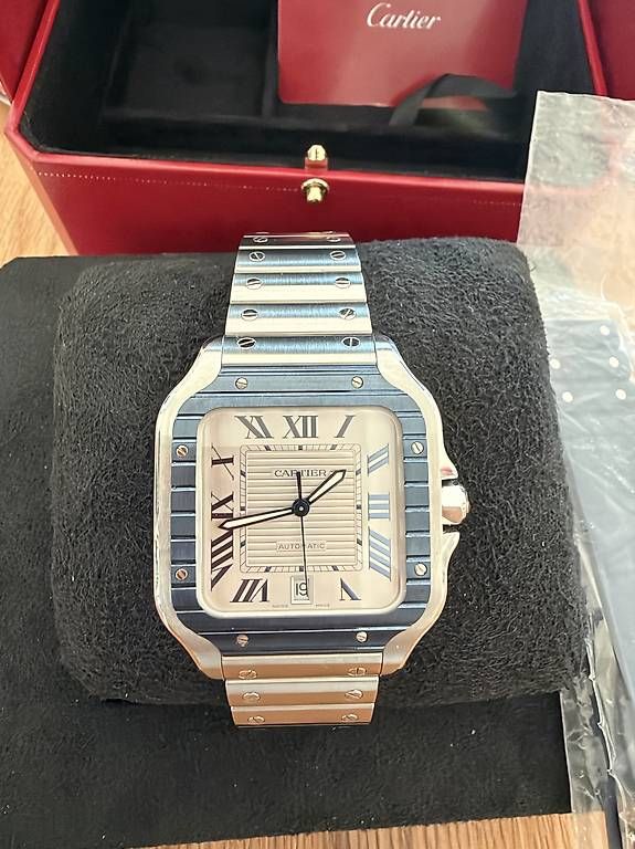 Uhren: Cartier Santos WWSSA047 – Gebraucht aus Canobbio von dpa_g9wz 1