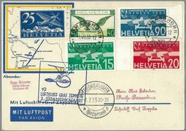 ZEPPELINFLUG 3. SÜDAMERIKAFAHRT, SLH 183a. GUTE FRANKATUR!