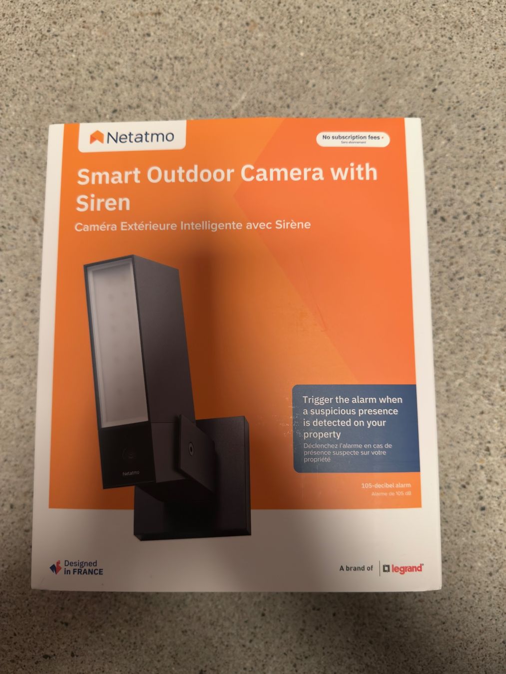 Netatmo Sistemi d'allarme: Netatmo Outdoor Kamera mit Sirene - Neu – Nuovo e nell'imballaggio originale da Madetswil venduto da Kmkg7