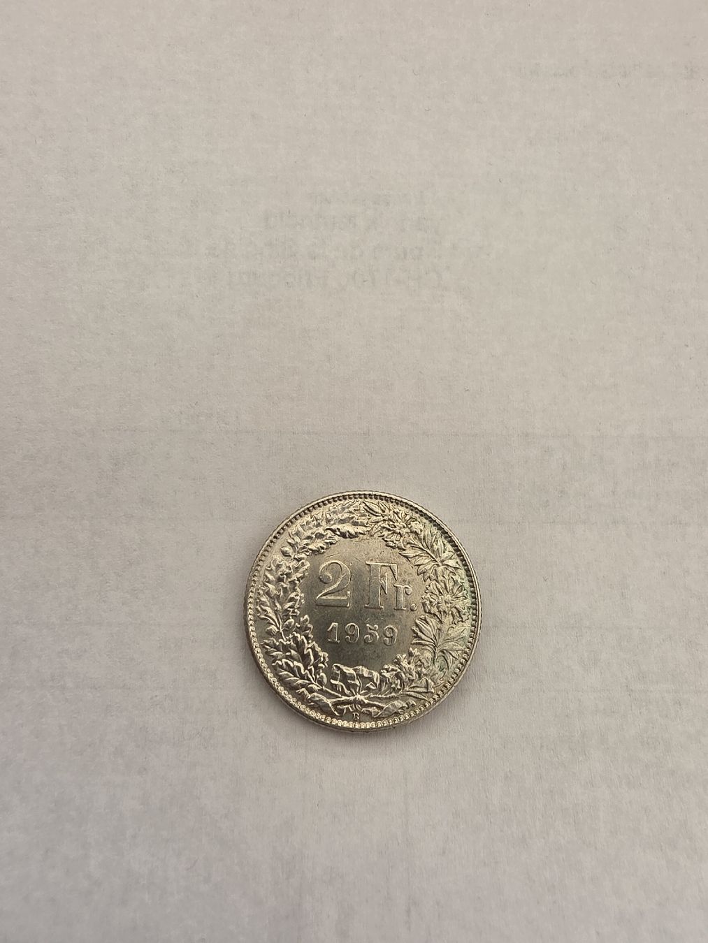 Tutti le monete: pièce argent 2chf 1959 – Usato da Fribourg venduto da yan_z5fr