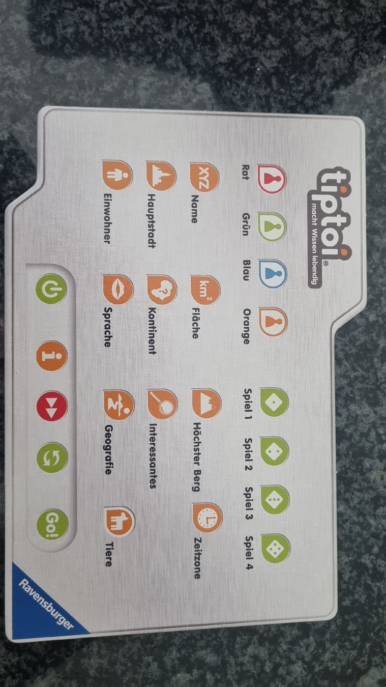 Tiptoi Giochi: Tiptoi Globus Spielkarte – Nuovo (secondo la descrizione) da Utzenstorf venduto da Kiyora