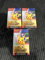 3x Pokemon 30th Anniversary Boosterbundle in English