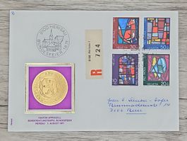 CL17 Enveloppe + Timbre Suisse 1971