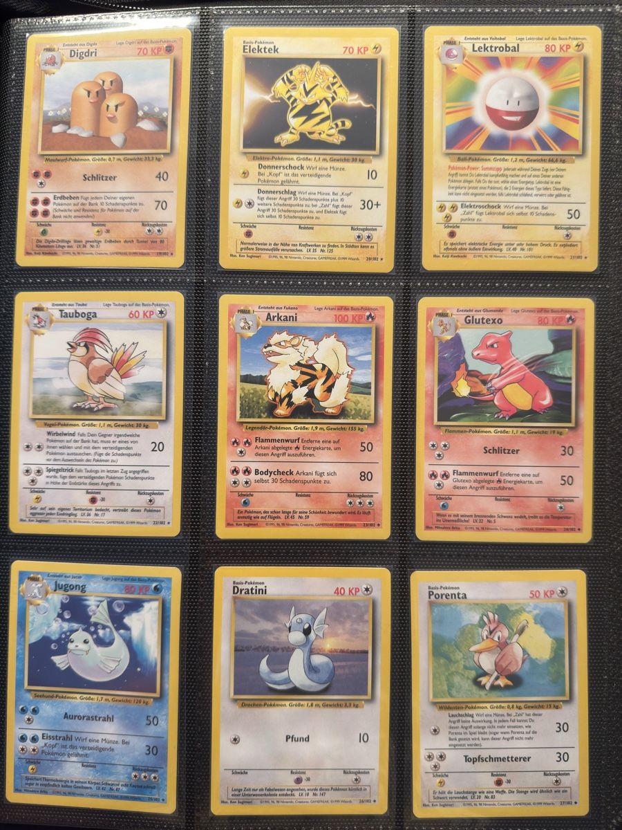 Pokémon Carte collezionabili: Pokemon Base Set Deutsch Near Mint Master Set 102/102 – Nuovo (secondo la descrizione) da Baden venduto da lpzonda 2