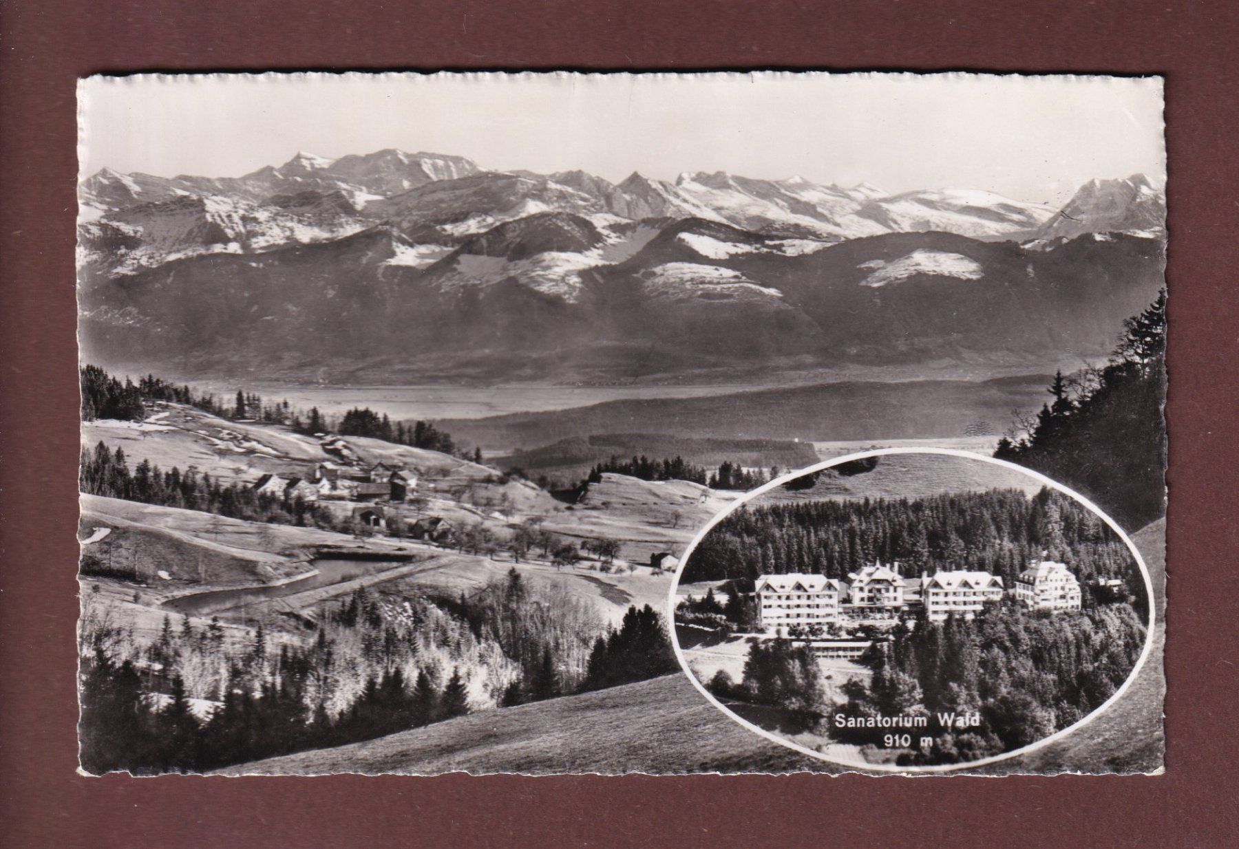 Cartoline postali: Sanatorium WALD – Usato da Pully venduto da nicecards-shop