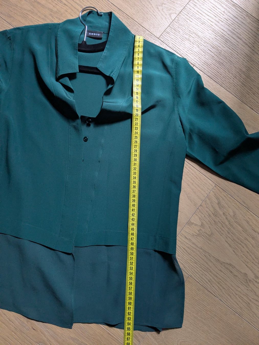 Akris Blusen: Akris Seidenbluse grün elegant Gr.8US/ 38 CH – Neu (gemäss Beschreibung) aus Zürich von vdenisa1 6