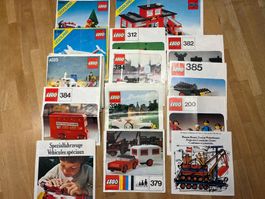 Div. LEGO LEGOLAND Bauanleitungen