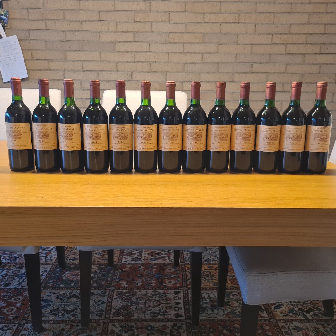 Vino: 13 Fl. Chateau Mazails 1989 – Usato da Weinfelden venduto da jri_58lq