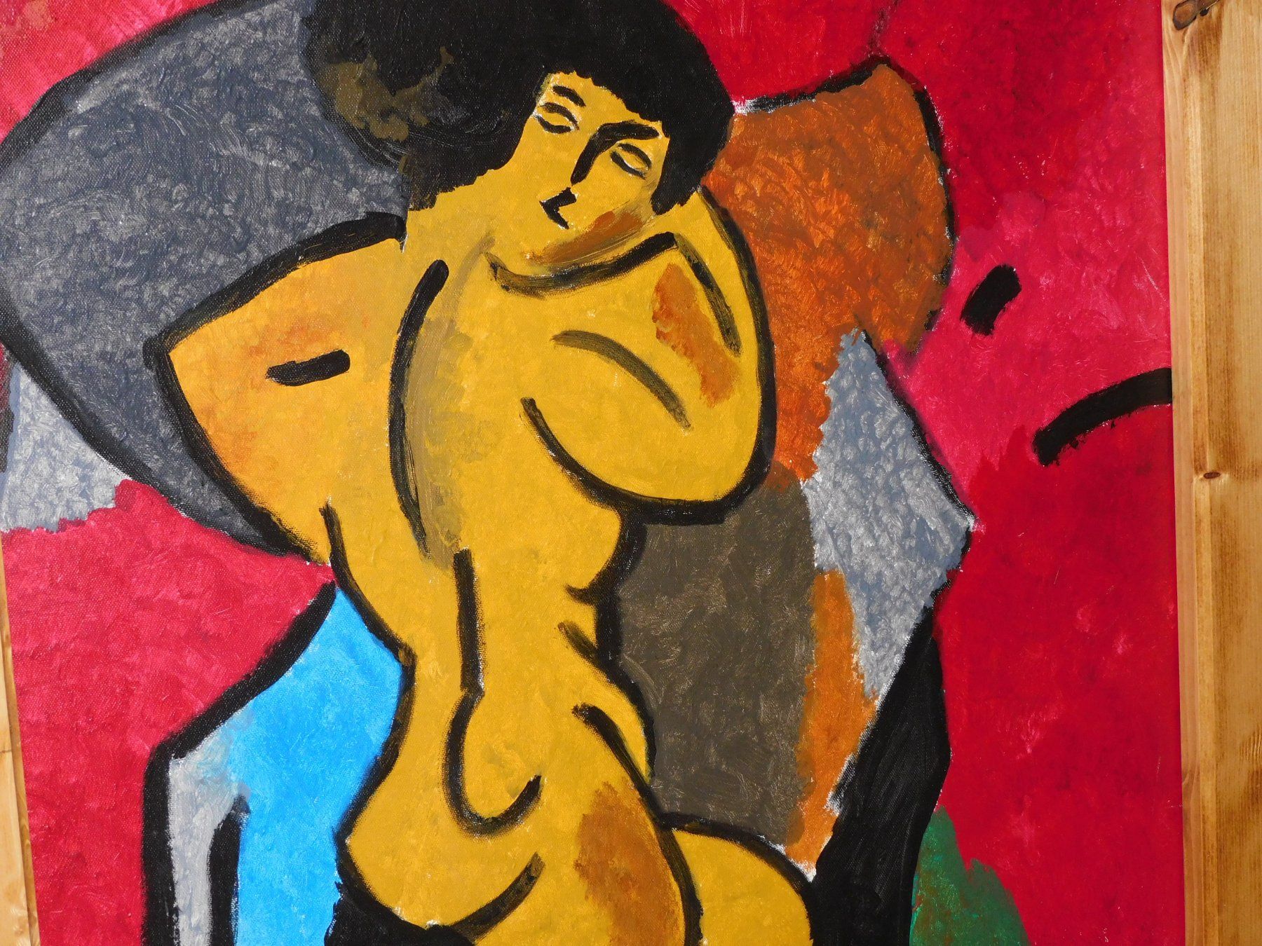 Dipinti: Kunst Gemälde grosses abstraktes Ölgemälde signiert Bild – Usato da Sursee venduto da 76 6
