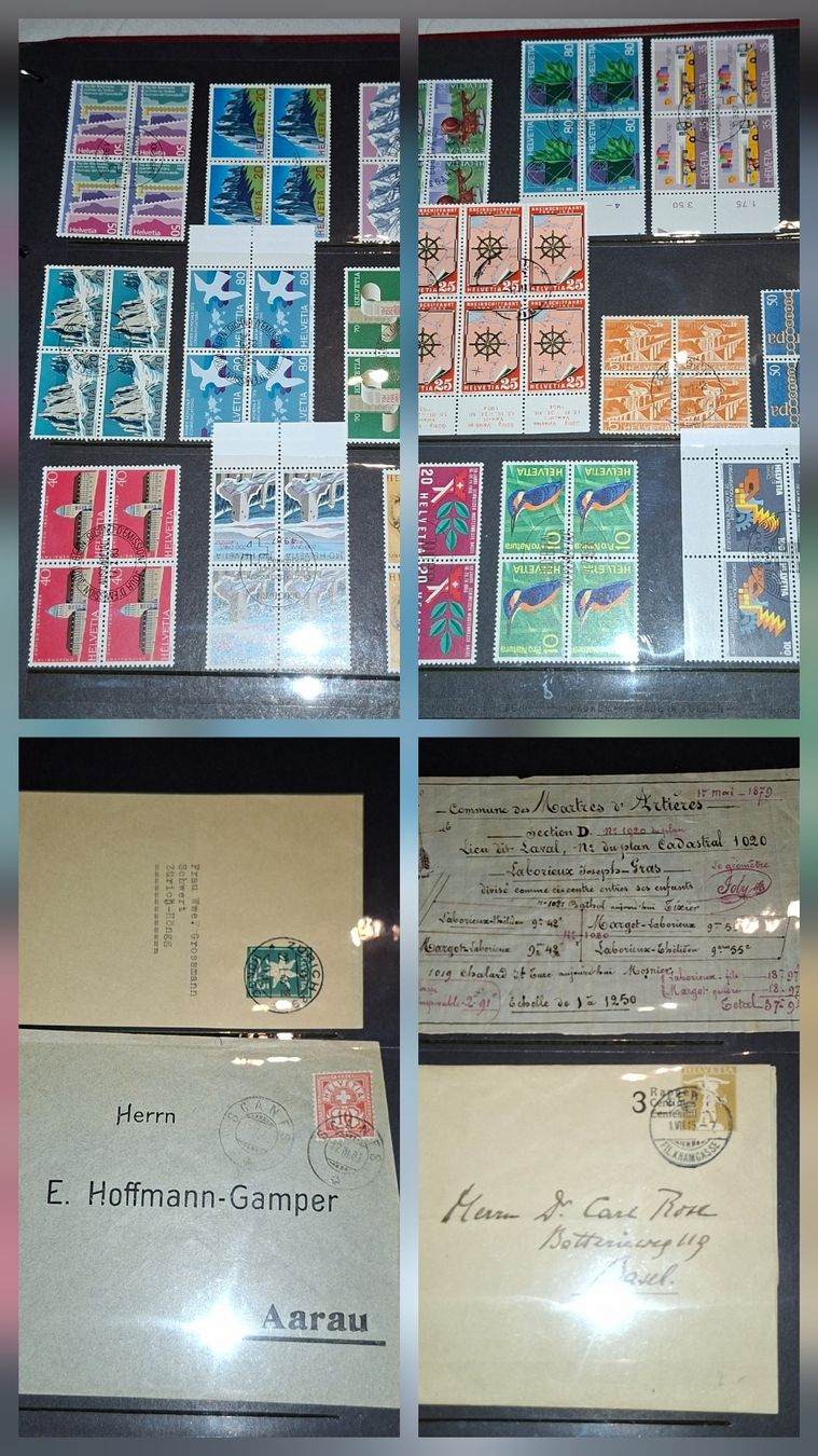 Tutti i francobolli: Album Blocks / Briefe / div.  – Usato da Balgach venduto da SIMEON27 2
