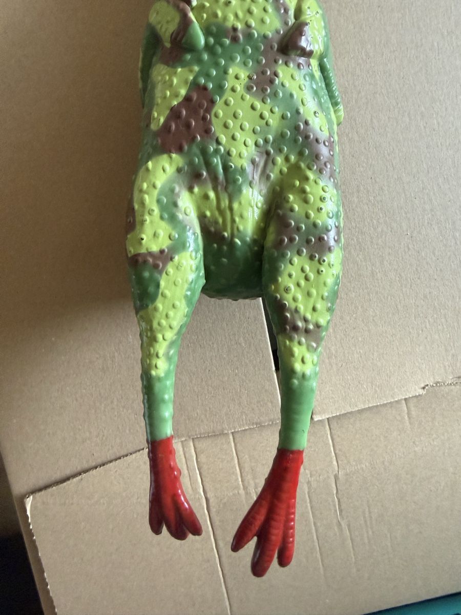 Figuren: Gummi Huhn Tarnmuster neu – Neu (gemäss Beschreibung) aus Liestal von isa_8y72 2