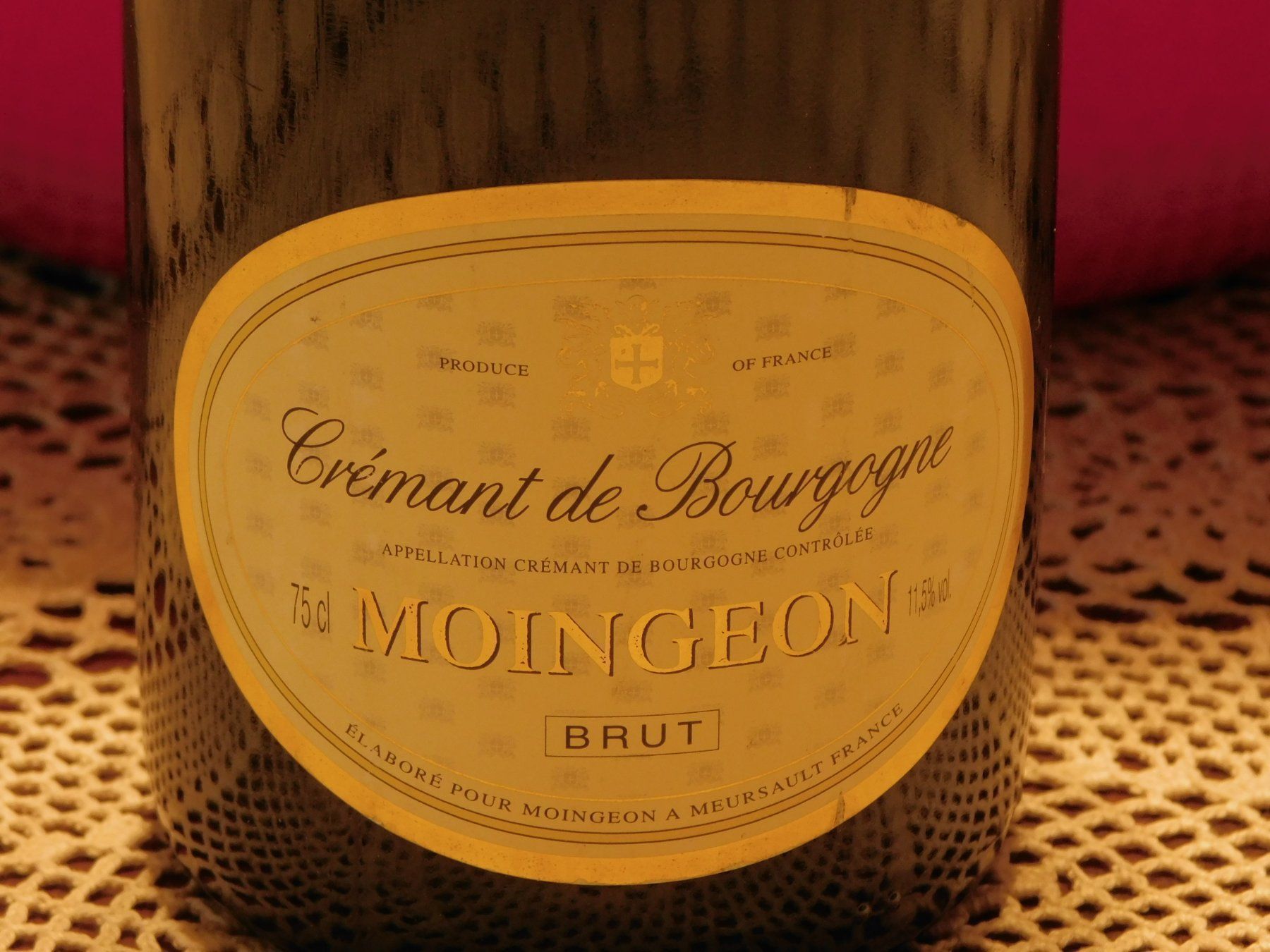Vino: Vintage Moingeon Cremant De Bourgogne -Brut – Nuovo (secondo la descrizione) da Emmenbrücke venduto da Ulisse-22 1