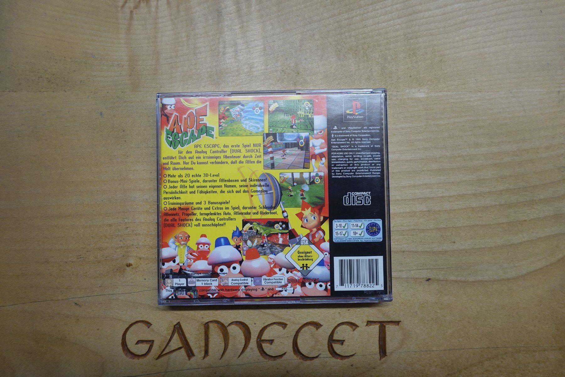Sony Giochi: Ape Escape – Usato da Steinach venduto da Gamecet 2