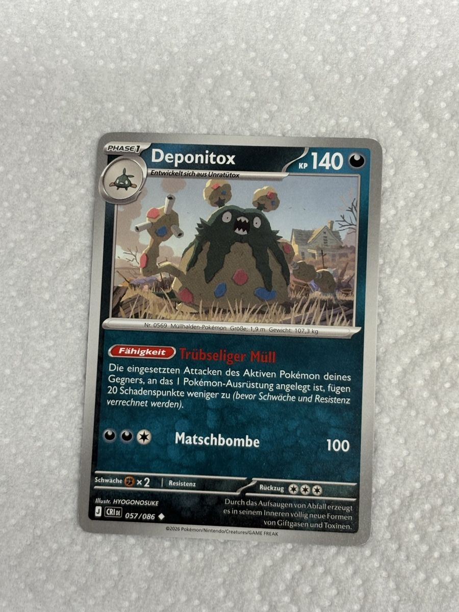 Pokémon Carte collezionabili: Deponitox Pokemon Card – Nuovo (secondo la descrizione) da Lyss venduto da deb_5brs