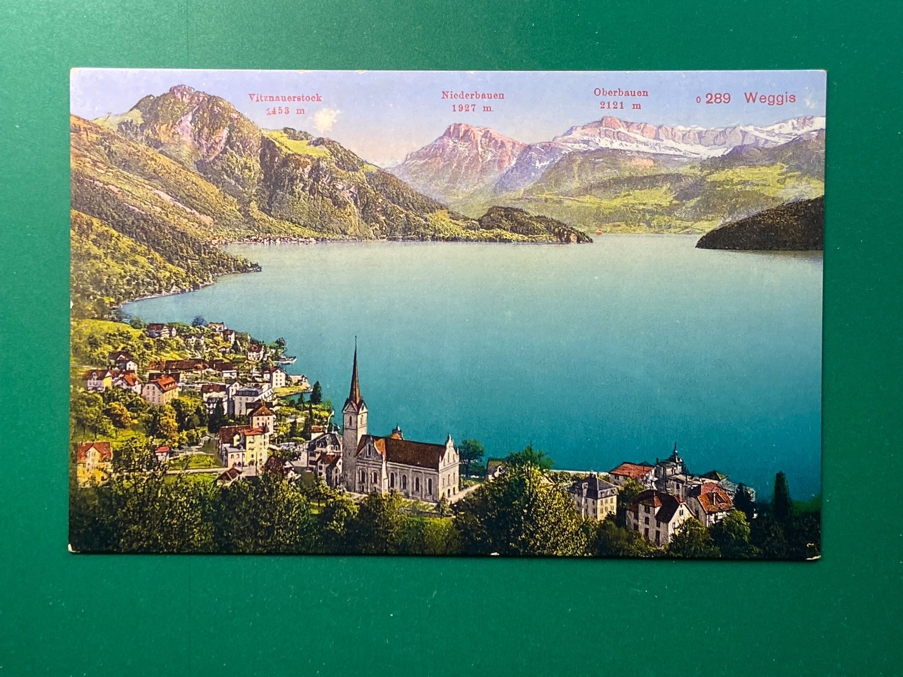 Cartoline postali: Weggis - Panorama – Usato da Steg VS venduto da _vinci_