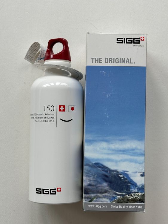 Sigg Flasche 150 Jahre Dipl. Zusammenarbeit Japan-Schweiz 1