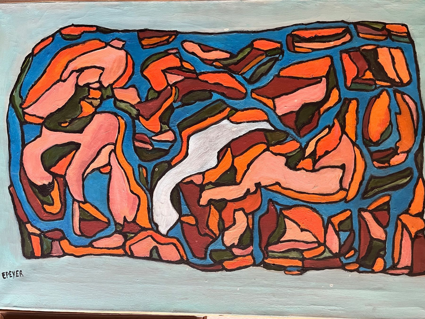 Dipinti: E.Peyer moderne Komposition – Usato da Basel venduto da PAUL_ART 1