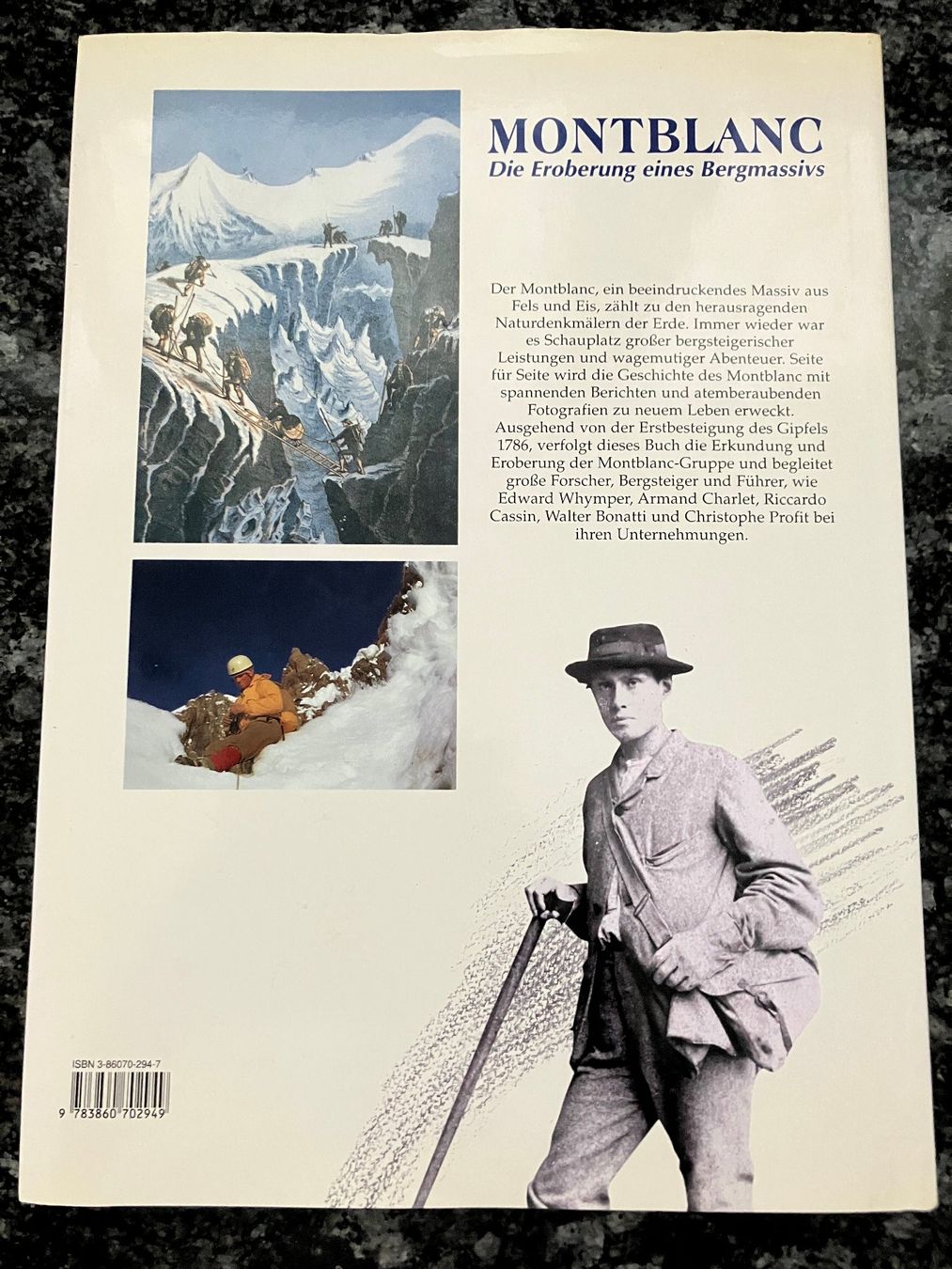 Libri: Mont Blanc, Fachbuch Bergsteigen – Usato da Riedholz venduto da mastercom 1