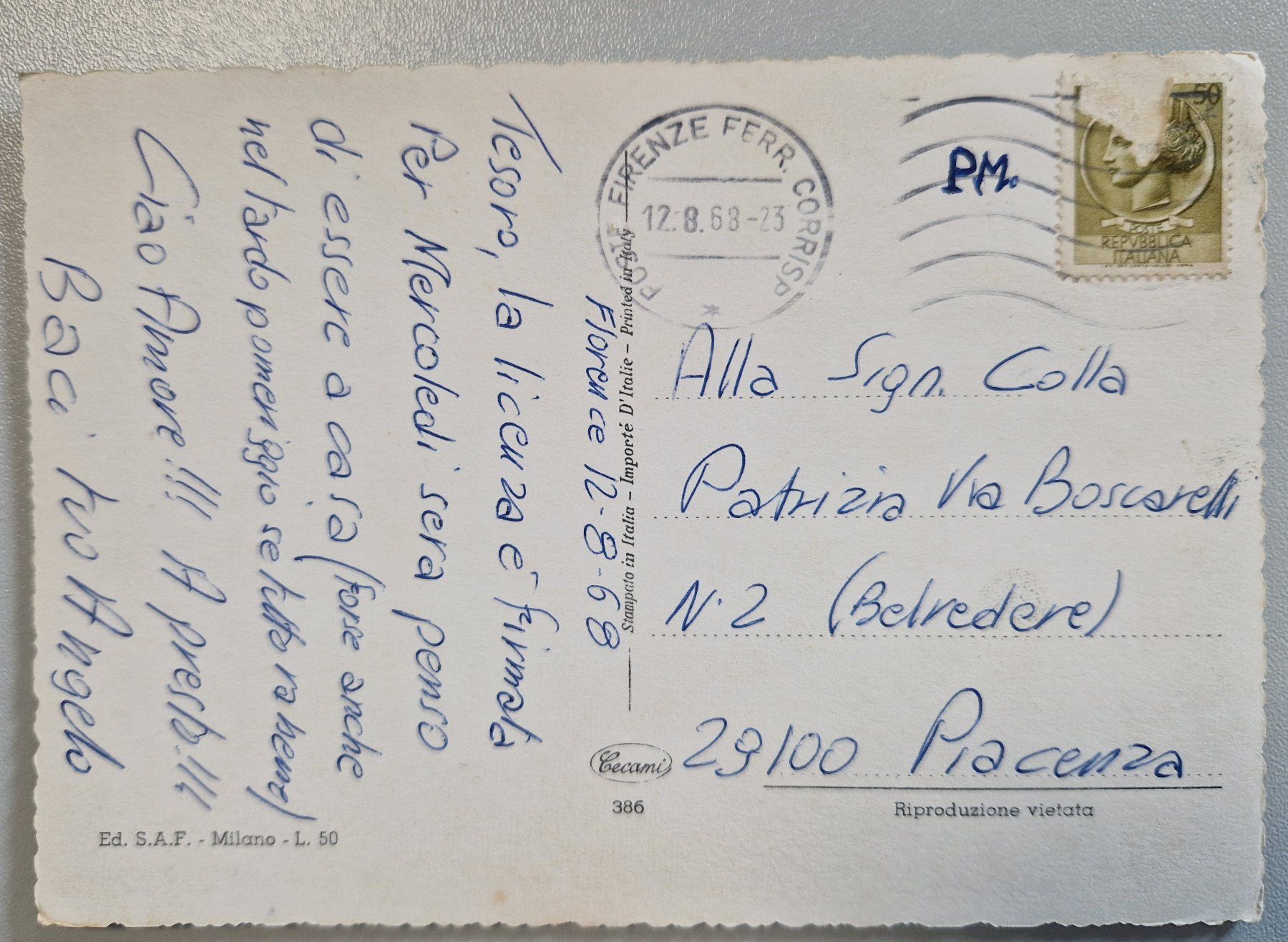 Cartoline postali: Blumenstillleben, 1968 Vintage – Usato da Melchnau venduto da Arthurius 1