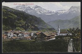 AK Lenk, Dorfansicht mit Wildstrubel
