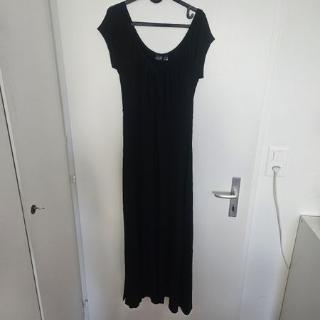 Jerseykleid, schwarz