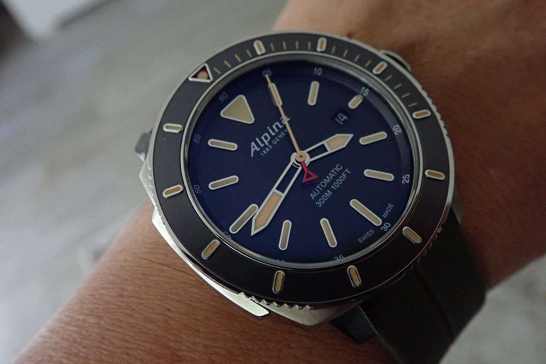 Alpina Orologi: ALPINA AUTOMATIC 500METER.(TAUCHERUHR) – Usato da Wohlen AG venduto da superwatchesteam 2