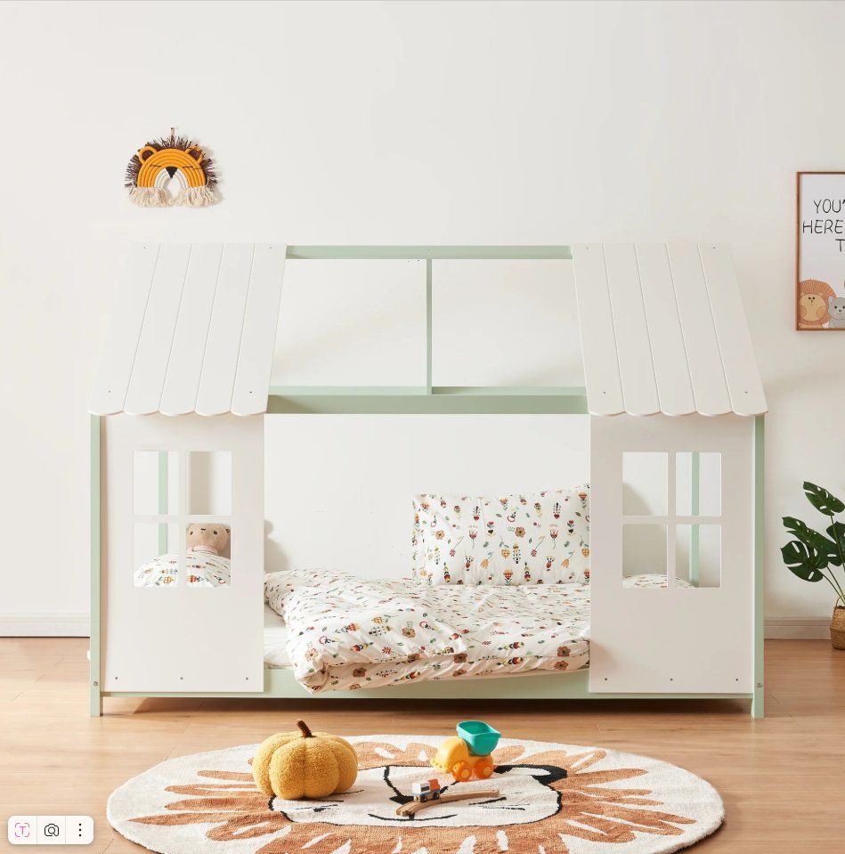 Letti: Kinderbett mit Matratze 200x120cm – Usato da Nidau venduto da lena_yellow 6