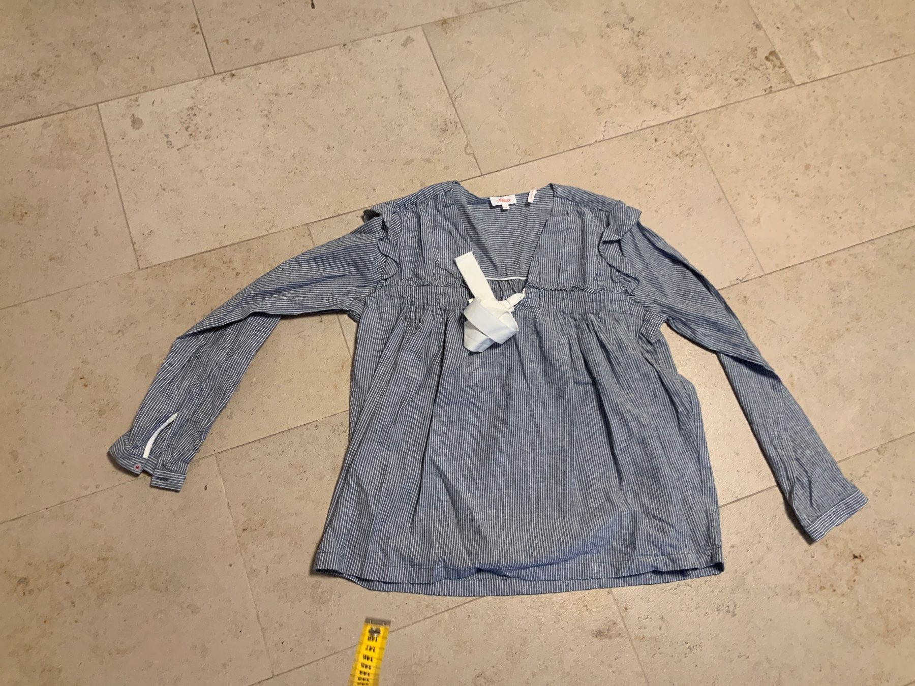 S.Oliver Camicette: S. Oliver Bluse 36 Oversize mit Leinen – Usato da Buchs SG venduto da Sunie