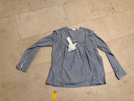 S. Oliver Bluse 36 Oversize mit Leinen