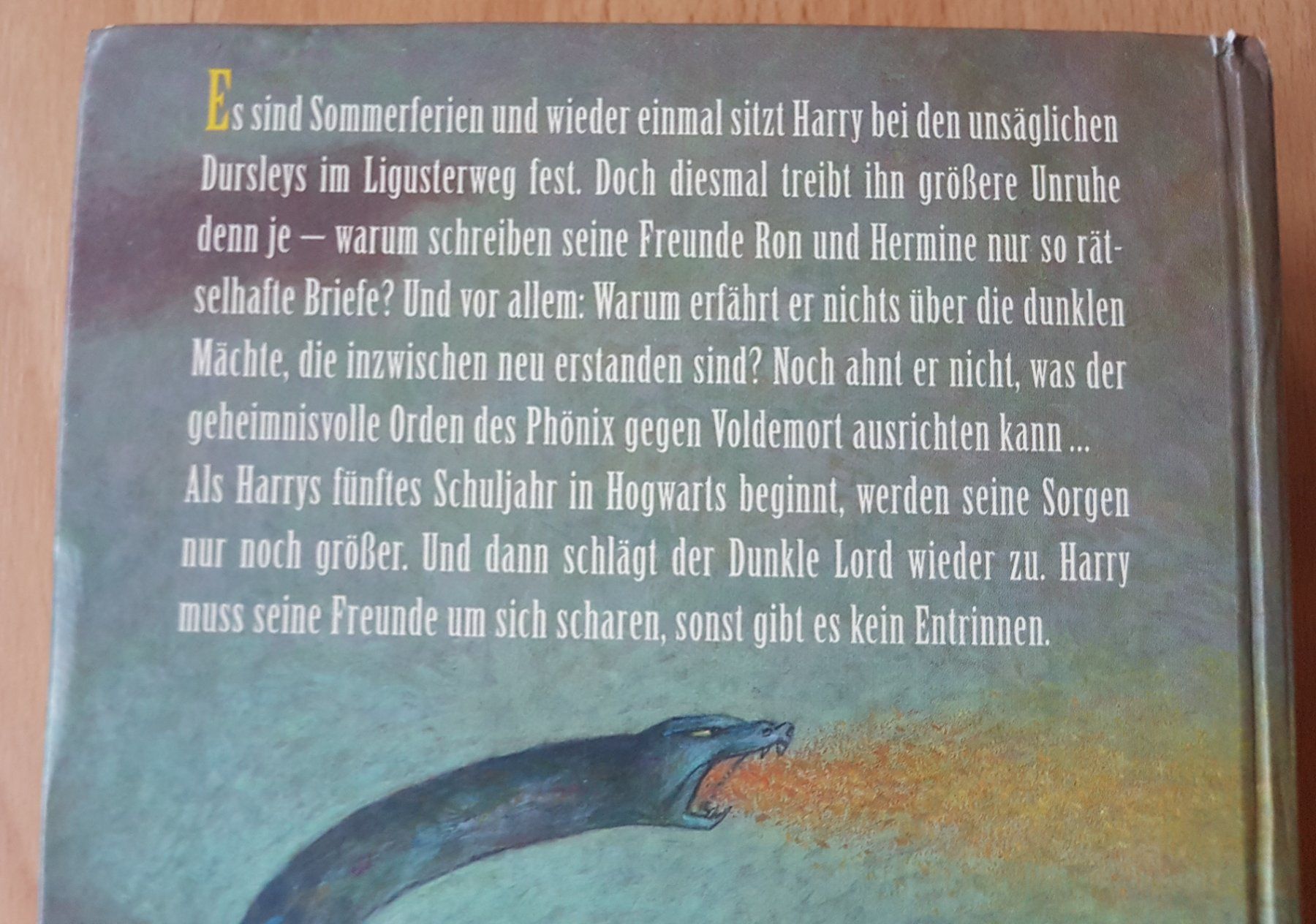 Libri: HARRY POTTER UND DER ORDEN DES PHÖNIX – Usato da Sax venduto da prinzenrollen 2
