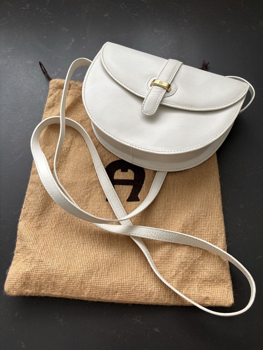 Aigner Borse da donna: AIGNER  weisse Leder Tasche – Usato da Buonas venduto da eluthi48