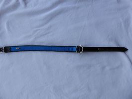 Halsband blau-schwarz 45cm