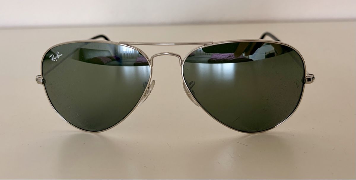 Ray-Ban Occhiali & Lenti: Ray-Ban Sonnenbrille silber – Usato da Dübendorf venduto da vici04 1