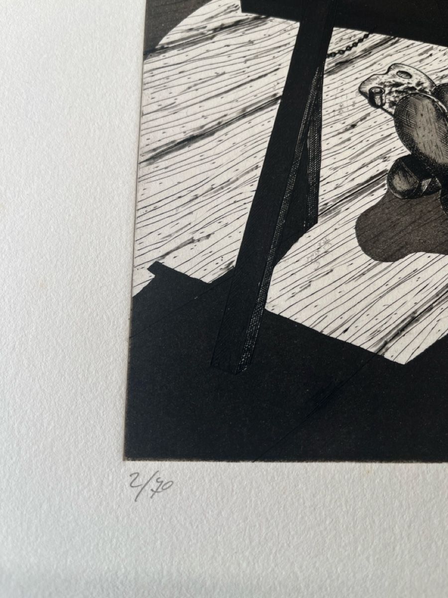 Grafica & Litografie: PETER STREICH RADIERUNG SIGNIERT NUMMERIERT – Usato da Gersau venduto da grafik-kunst 3
