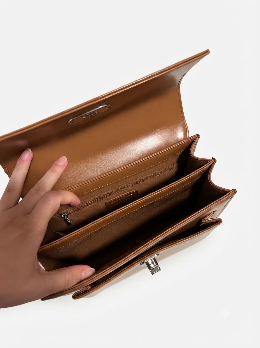 Taschen für Damen: Each other leather classic bag – Gebraucht aus Savièse von Flowery_x 3