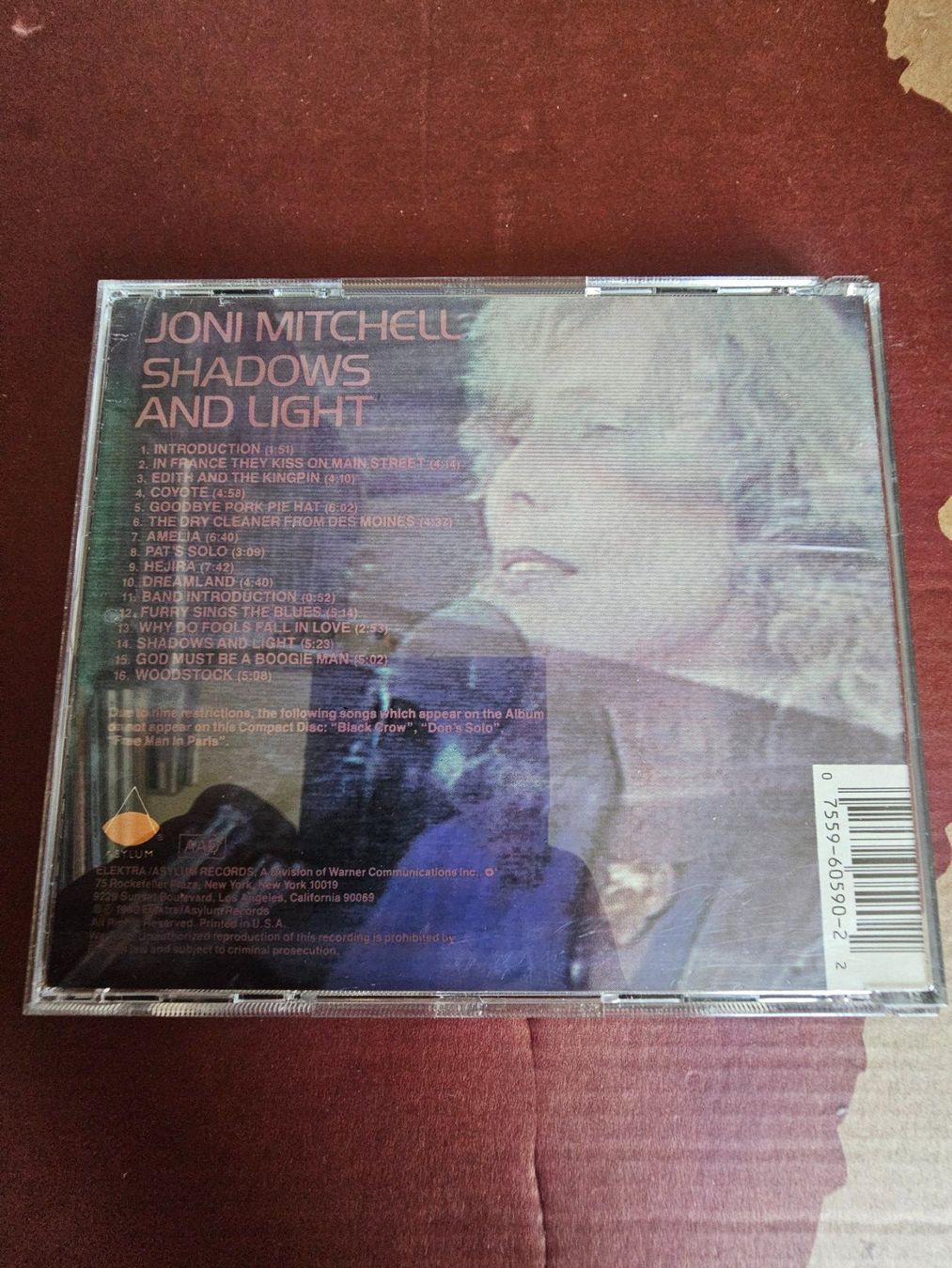 CD: CD - Joni Mitchell – Shadows And Light (1980) – Usato da Biberist venduto da Foolio0 1