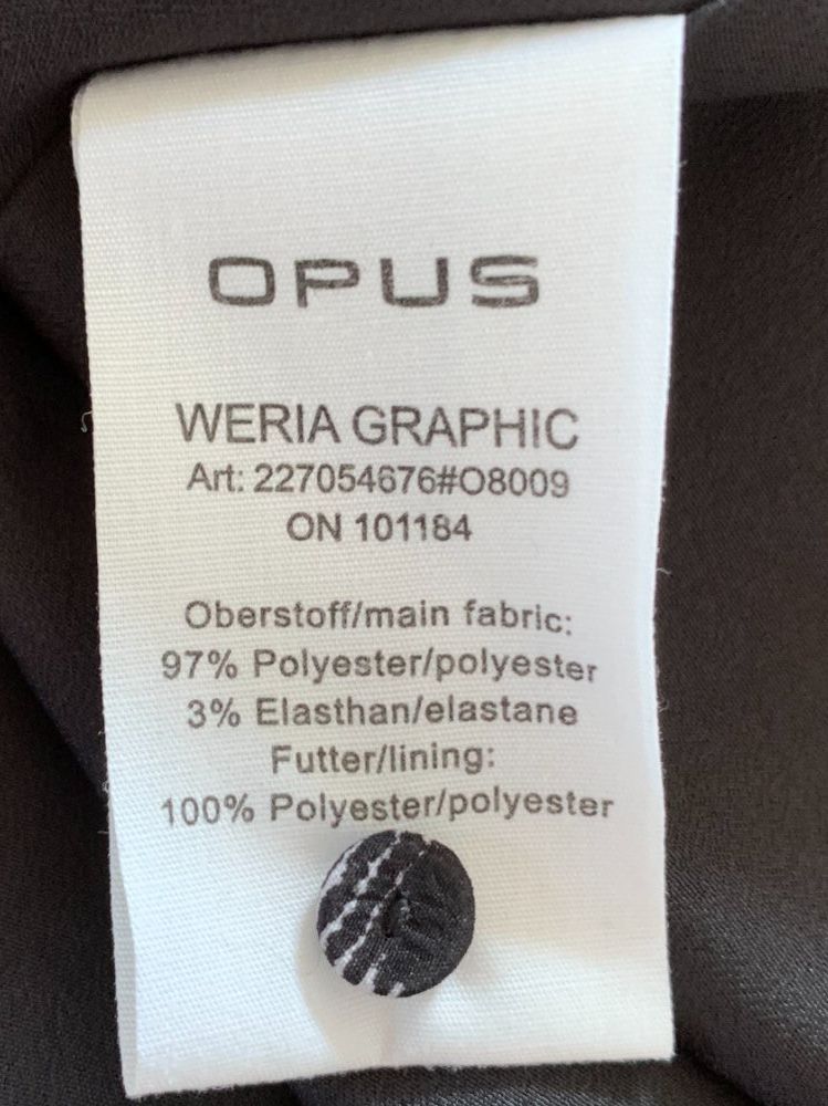 Opus Vestiti: OPUS Damen Kleid, Gr. 36, Schwarz – Nuovo (secondo la descrizione) da Worb venduto da farben20zauber 6